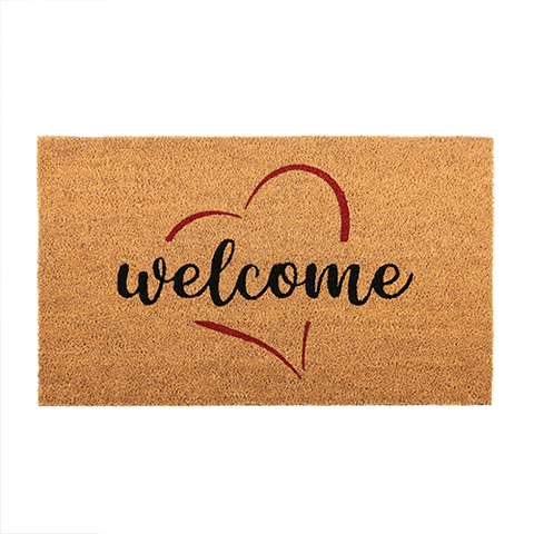 Doormat Welcome Heart - 70 x 40 cm