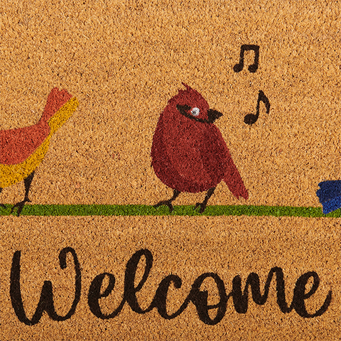 Doormat Singer Birds - 70 x 40 cm