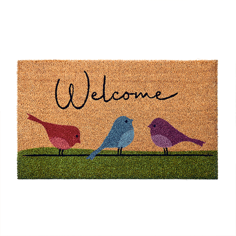 Doormat Colorful Birds - 70 x 40 cm