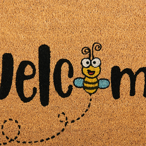 Doormat Bee - 70 x 40 cm