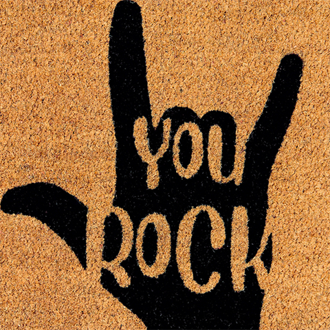 Doormat You Rock - 70 x 40 cm