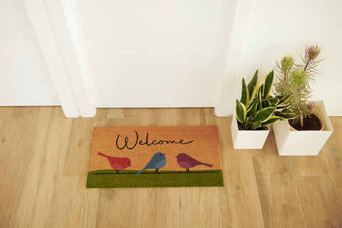 Doormat Colorful Birds - 70 x 40 cm